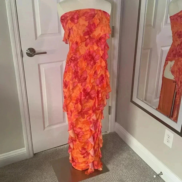 SHEIN Other - SHEIN Bae strapless dress/swim, cover-up NWT, size large